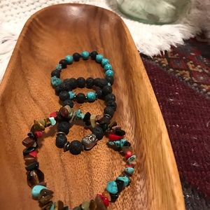 Set of 3 bracelet stack